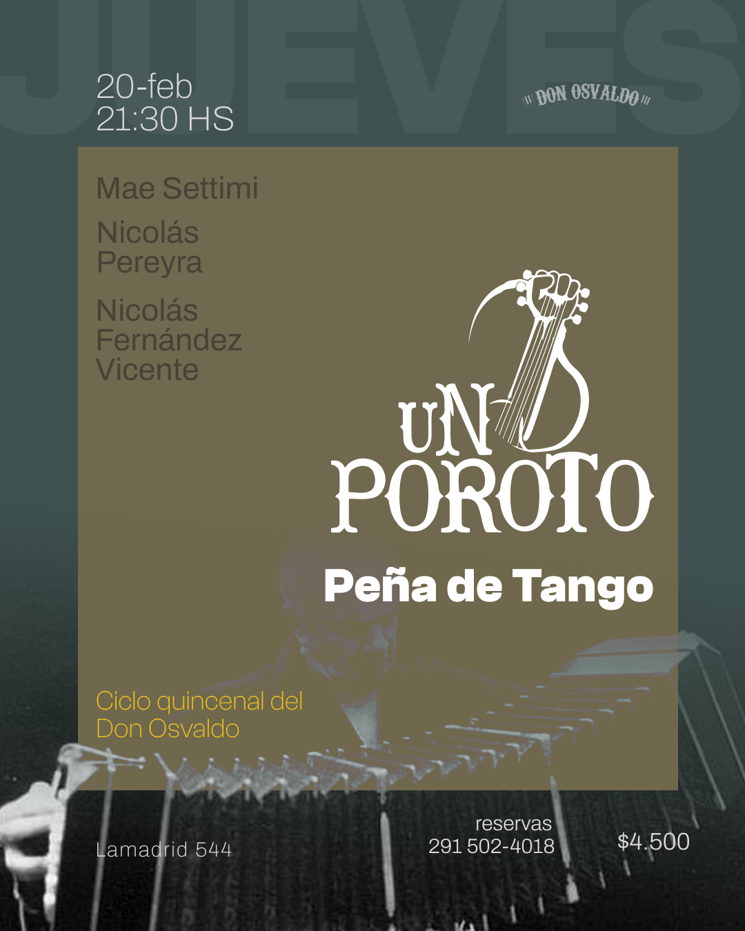 Peña de ango un poroto