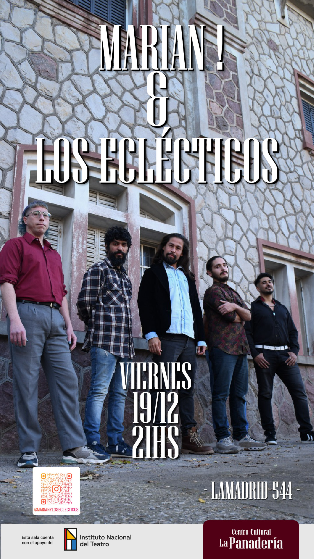 FLYER M!&E_ CC La Panaderia-01-01 - Marian! & Los Eclécticos