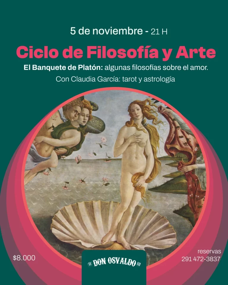 ciclo de filosofia y arte