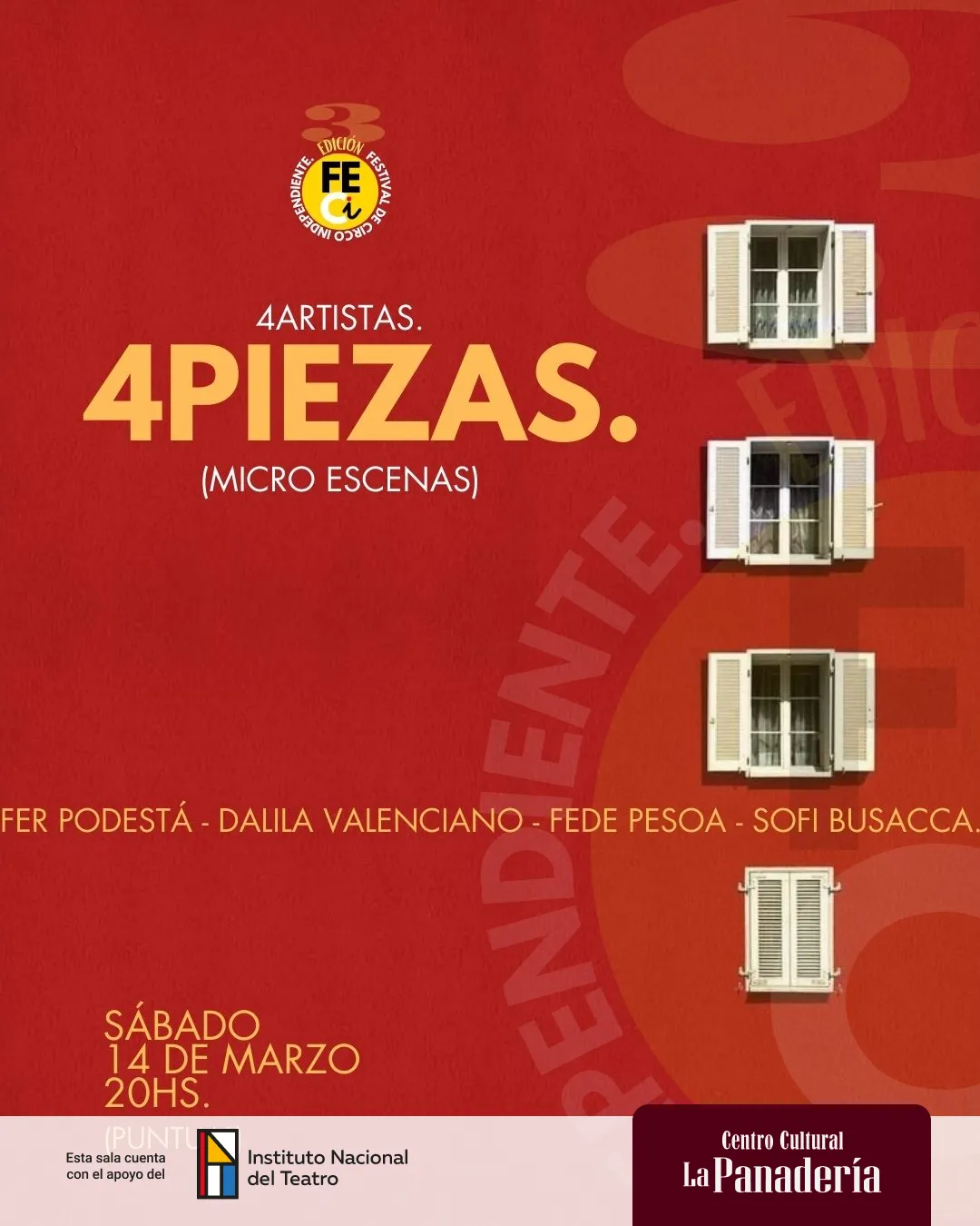 4 piezas
